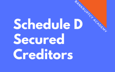 BK 115: Schedule D – Secured Creditors