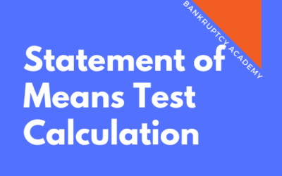 BK 125: Statement of Means Test Calculation