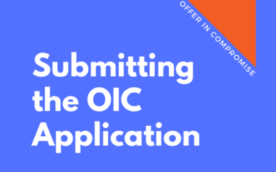 OIC 103: Who Submits the OIC Application?